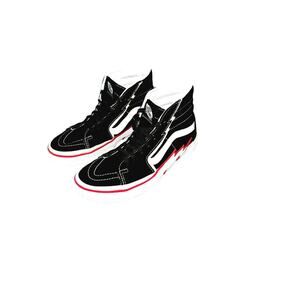 Vans SK8- High Bolt sneakers. Men’s size 5 and women’s size 6.5.